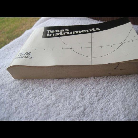 Texas Instruments TI-86 Graphing Calculator Guidebook User Manual Instructions - Picture 7 of 9